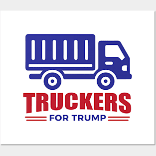 Truckers For Trump Posters and Art